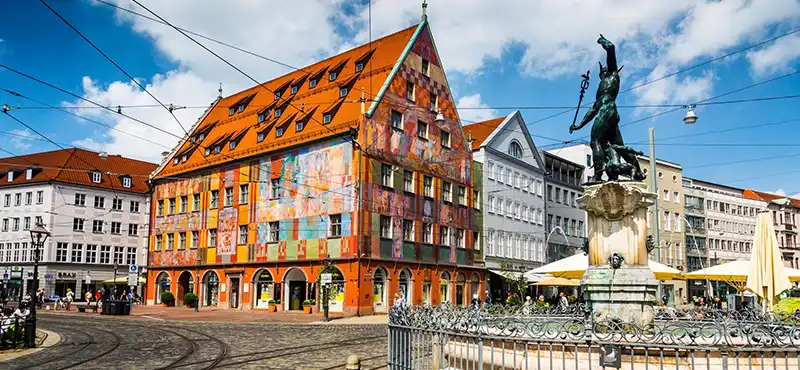 Spannende CityGames-Touren in Augsburg Ansicht Weberhaus